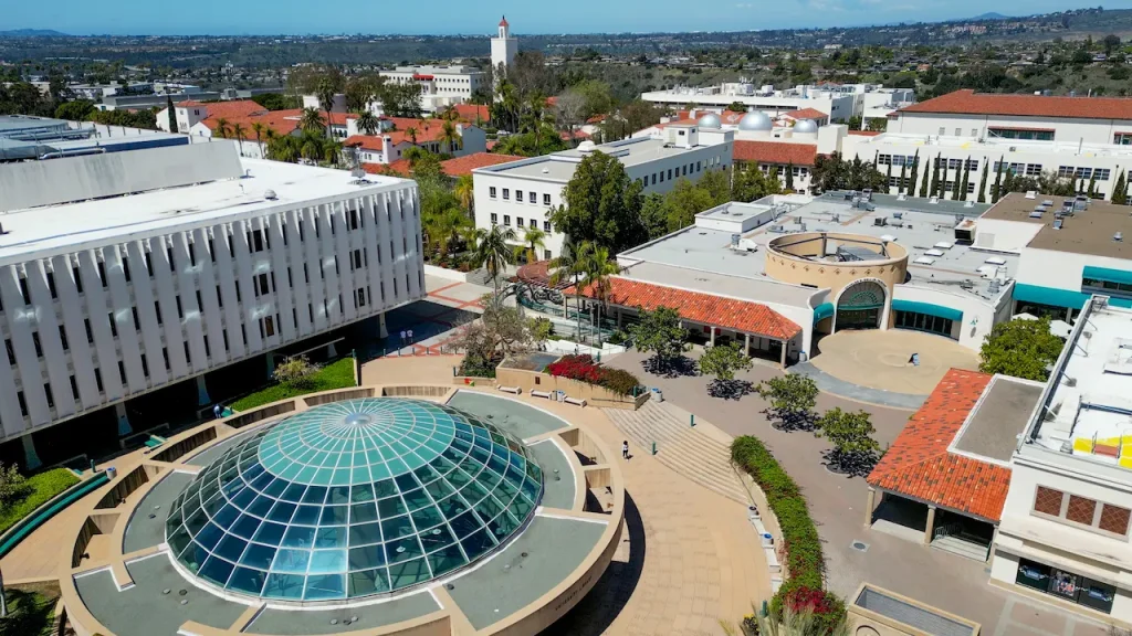 sdsu main campus aerials